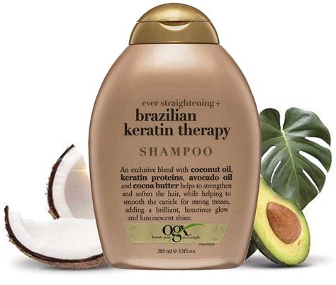 Ogx Ever Straightening Brazilian Keratin Smooth Therapy Shampoo Ml