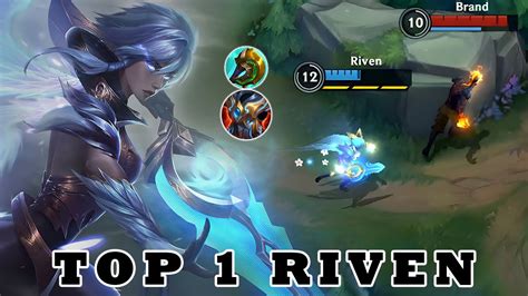 Wild Rift Riven Gameplay Top 1 Riven Gameplay Rank Challenger