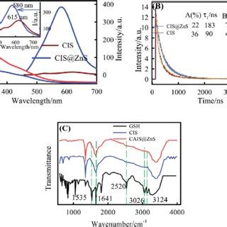 Fluorescence Intensity Of The Cuins Zns Core Shell Qds With