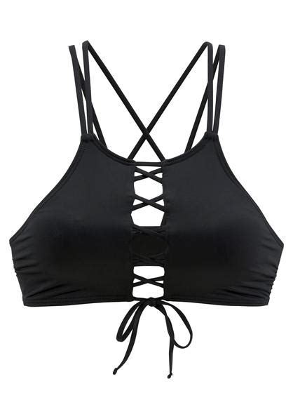 Bench Bustier Bikini Top Perfect Schwarz