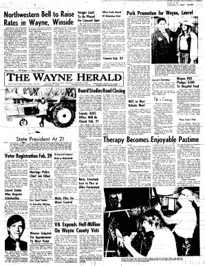 Fillable Online Newspapers Cityofwayne If Newspapers Cityofwayne