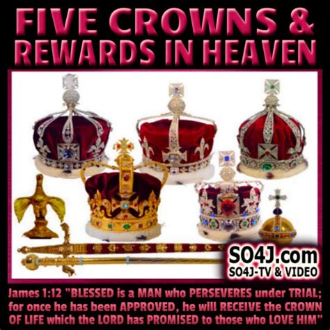 Five Crowns Rewards In Heaven Inspirational Scripture Heaven