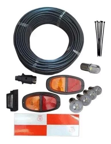 Kit Instala O Carretinha Lanterna Canoinha Led Cabo M Frete Gr Tis