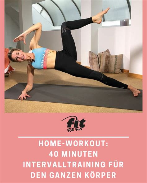 Home Workout Ohne Geräte Trainiere Deinen Ganzen Körper In 40 Minuten