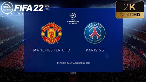 Fifa Manchester United Vs Psg Pc Next Gen Gameplay Uefa