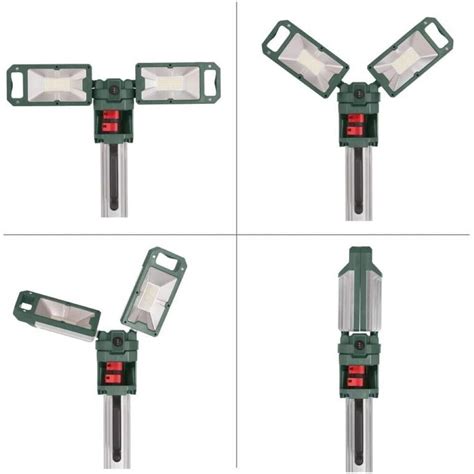 Metabo BSA 18 LED 5000 solo Akku Baustrahler silber grün 5000 Lumen