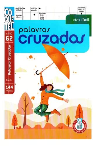 Livro Palavras Cruzadas N Vel F Cil Coquetel Edi O Mercadolivre