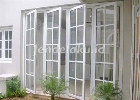 Pintu Jendela Aluminium Putih Aluminium Warna Putih