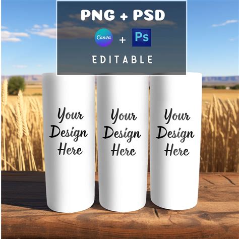 20oz Tumbler Mockup, Tumbler Mockup Template, Tumbler PNG Mockup ...