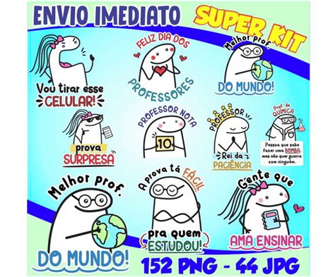 Kit Digital Flork Dia Dos Professores Produtos Elo7