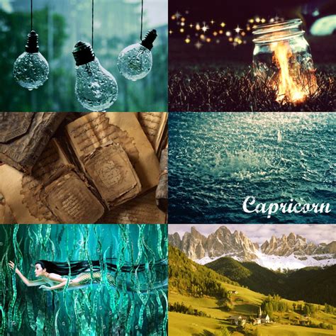 Aesthetics (// Capricorn Sun Sign // Represented by a sea...)