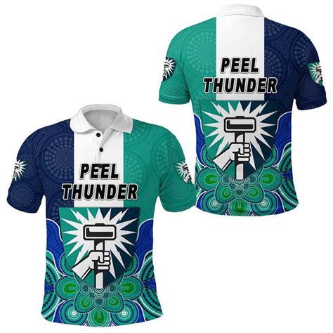 AIO Pride Peel Thunder Football Club Polo Shirt Thunder Indigenous Ver