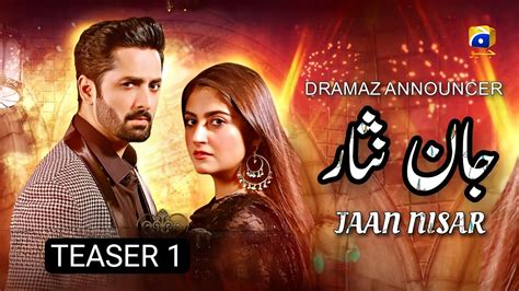 Jaan Nisar Teaser Danish Taimoor Hiba Bukhari Haroon Shahid