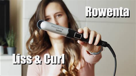 Rowenta Liss Curl Ultimate Shine Youtube