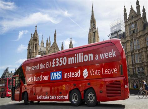 The Infamous 350million For The Nhs Won The Brexit Referendum