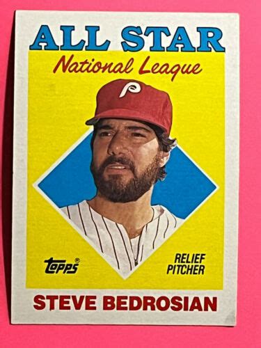 Topps All Star National League Steve Bedrosian Phila