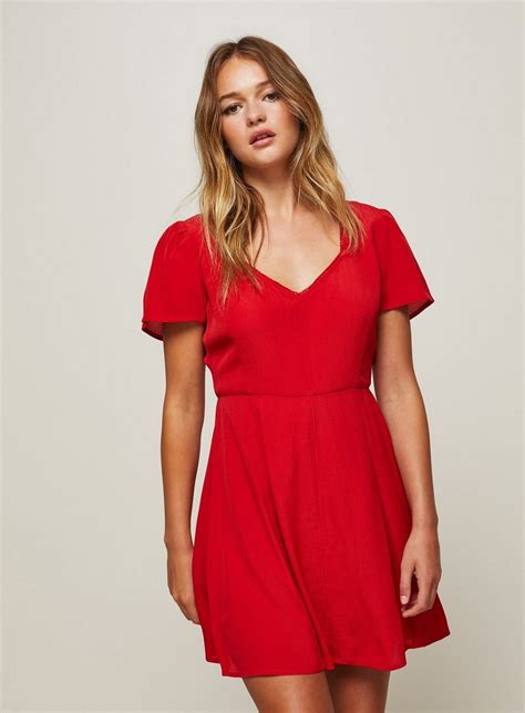 Red Skater Dress Miss Selfridge Us Red Skater Dress Dresses Outfits