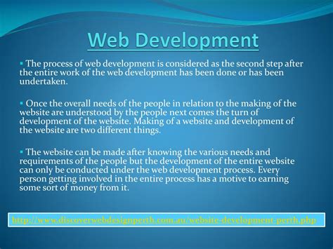 Ppt Web Development With Discover Web Design Perth Powerpoint