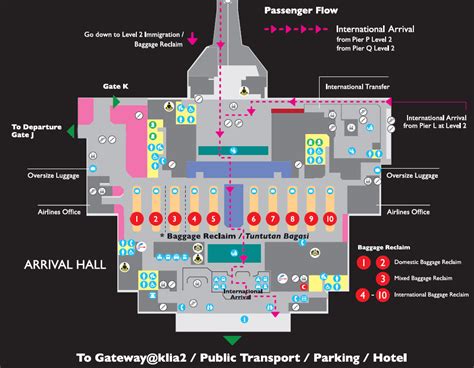 Klia2 Terminal Map