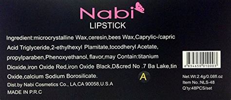 8pc Nabi Cosmetics Professional Selected Lipstick Set Of 8 Amazing Colors Pricepulse