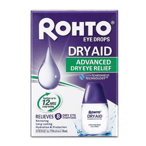 Rohto Eye Drops Eye Drops Dry Aid Sterile Advanced Dry Eye Relief