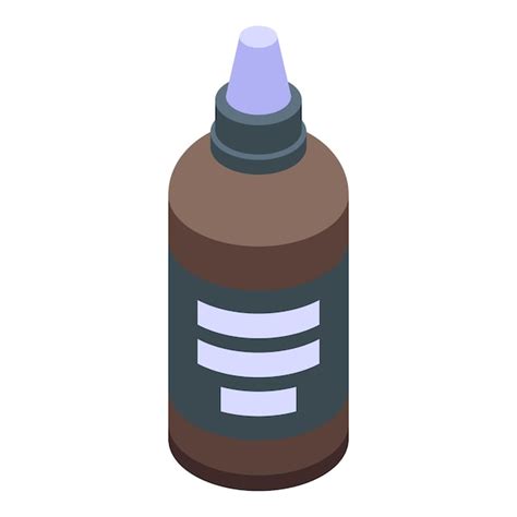 Premium Vector Isometric Eye Dropper Bottle Illustration