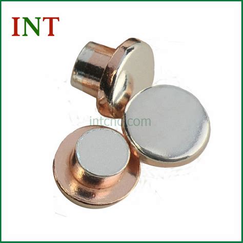 Silver Tungsten Electrical Contact Electrical Contacts And Contact Rivets