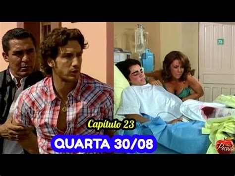 MEU PECADO capítulo de hoje quarta feira 30 08 2023 novelas do SBT