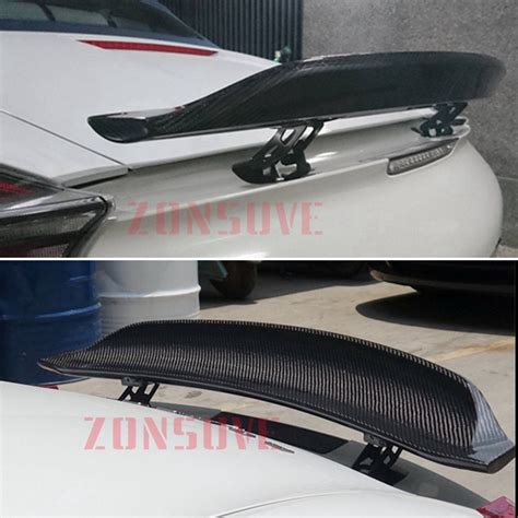 For Porsche Boxster S GTS 981 2013 2016 Year Spoiler Real Carbon Fiber