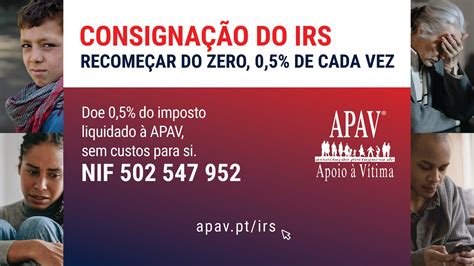 Apav Lança Campanha Para Consignação De Irs Novum Canal