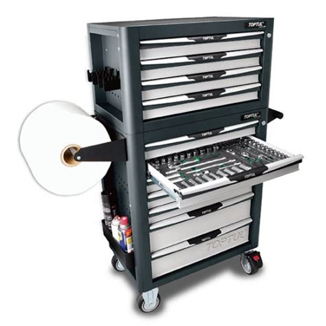 W 4 Drawer Tool Chest W 7 Drawer Tool Trolley PRO PLUS SERIES GRAY