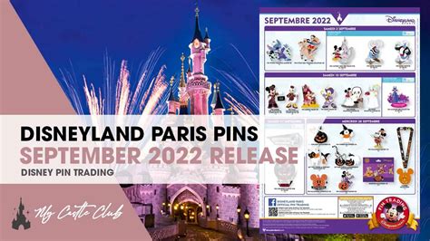 Disneyland Paris September 2022 Pin Release Disney Pin Trading