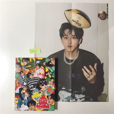 Wts Nct Dream Hot Sauce Album Boring Ver With Mark Folded Poster