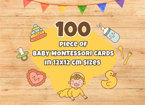 100 High Contrast Baby Cards Montessori Printable Black And White