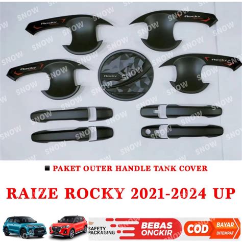 Jual Paket Outer Handle Tank Cover Raize Rocky Activo