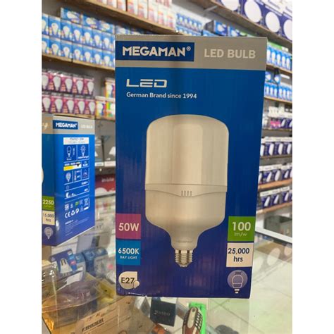 Jual LAMPU BOHLAM LED MEGAMAN PUTIH 15W 20W 30W 40W 50W 60W Shopee