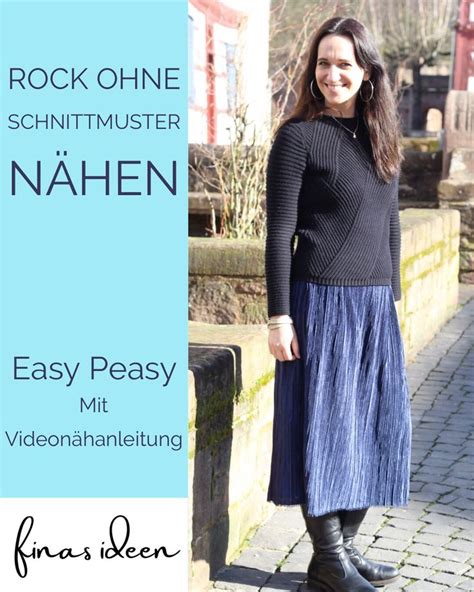 Mein 5 Minuten Rock Nähanleitung für einen Rock ohne Schnittmuster