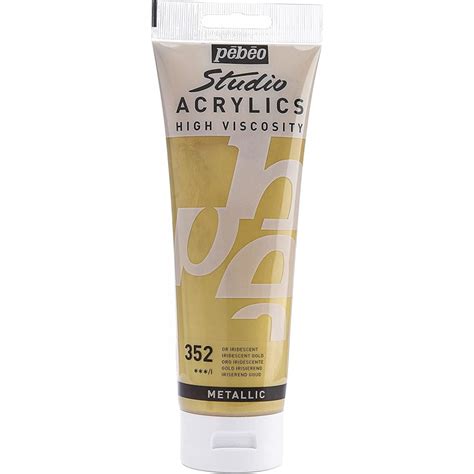 Mab Store Studio Acrylique Pébéo 250ml or iridescent 352