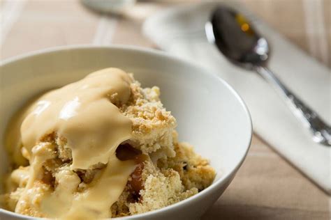 Apple and pear crumble with custard recipe-Honest Mum