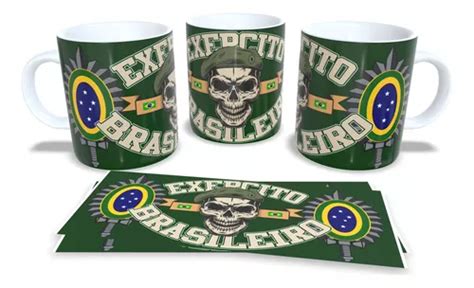 Caneca De Porcelana Personalizada Exército Brasileiro Mod 02