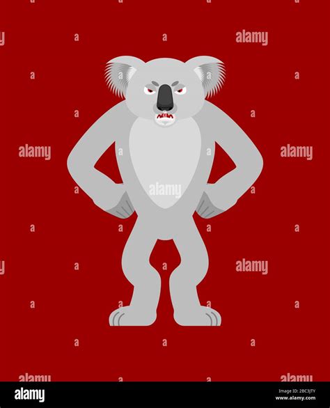 Koala angry Stock Vector Images - Alamy