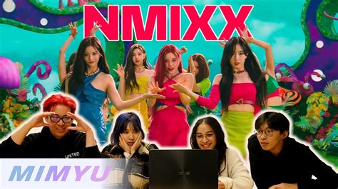 NMIXX 엔믹스 DICE M V REACTION KPOP DANCERS REACT MIMYU DANCE