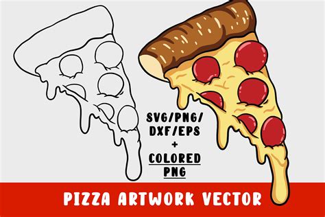 Pizza SVG Cut File Food Restaurant Pizzeria Printable Vinyl Etsy