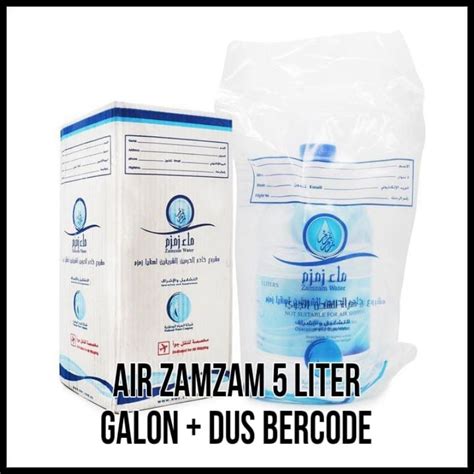 Jual ORIGINAL AIR ZAM ZAM ASLI MAKKAH 1 Liter Jerigen 5Liter Jerigen