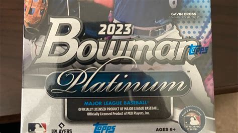 2023 Bowman Platinum Recap Topps Chrome Platinum Anniversary Blaster