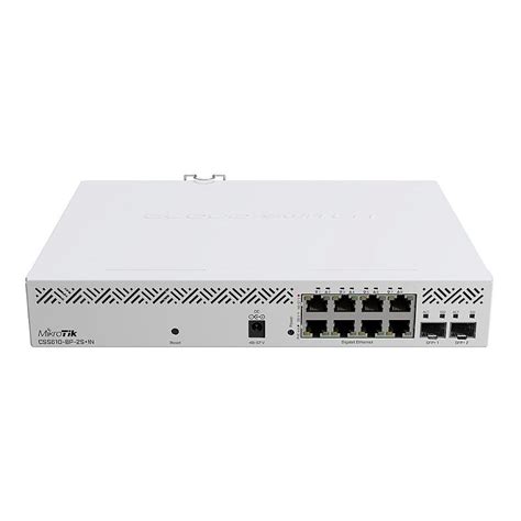 SWITCH gerenciável MIKROTIK 8 portas gigabit CSS610 8P 2S IN POE 2