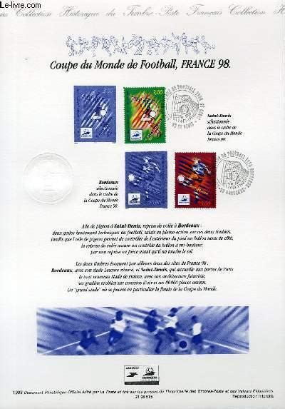 Document Philatelique Officiel Coupe Du Monde De Football France