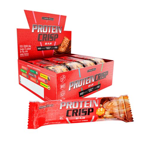 Protein Crisp Bar Caixa C 12 Unidades De 45g Integralmédica