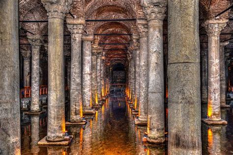 Basilica Cistern Or Better Known As Yerebatan Sarayi Is A Very