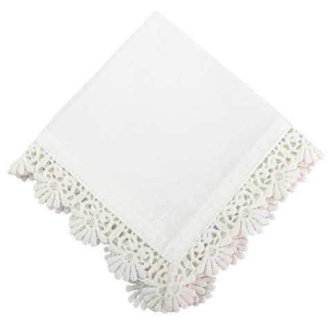 Handkerchief With Lace Trim Cheaper Than Retail Price Buy Clothing